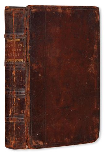 MEDICINE  BROWNE, THOMAS, Sir.  Religio Medici. The sixth Edition.  1669